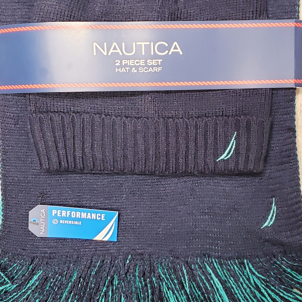🆕️ Nautica 2 Piece Beanie/Hat & Scarf Gift Set 🎁 - Picture 6 of 13